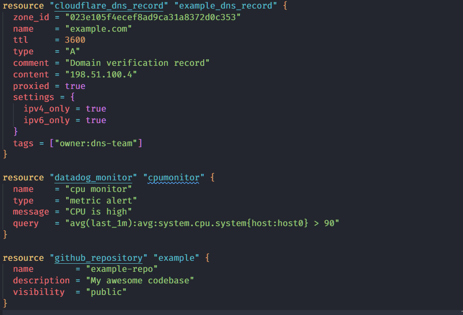 Terraform Link Docs Demo